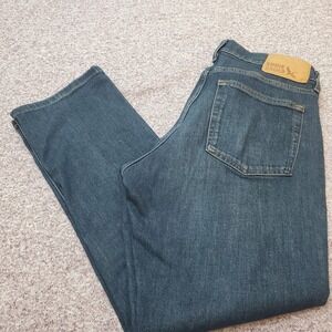 EDDIE BAUER Men's Denim Medium Wash Original Straight Fit Blue Jeans 34x30